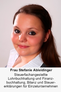 Steuerfachangestellte Frau  Ableidinger