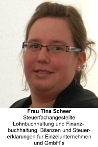 Steuerfachangestellte Frau  Scheer